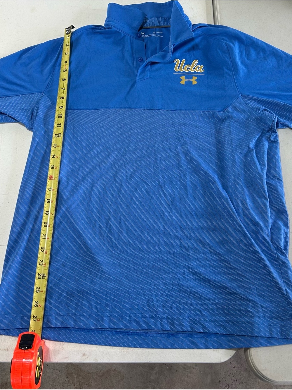 Under Armour UCLA Bruins Polo Shirt Mens Large Blue NCAA Team Issued